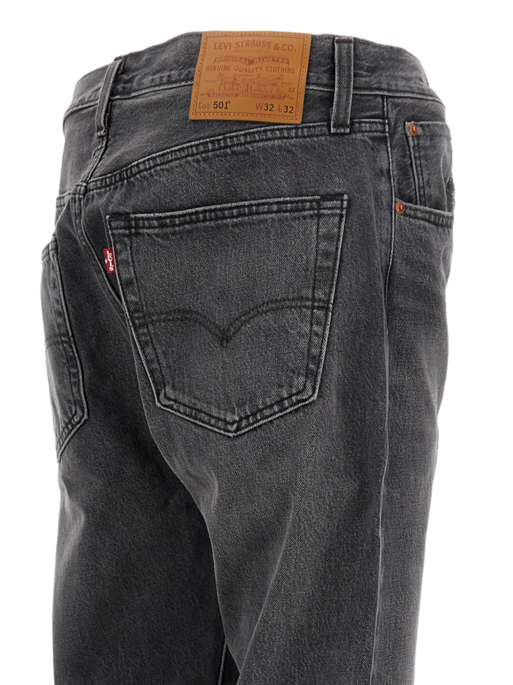 501 Джинсы из хлопка с кромкой и карманами Levi's, серый — фото 3