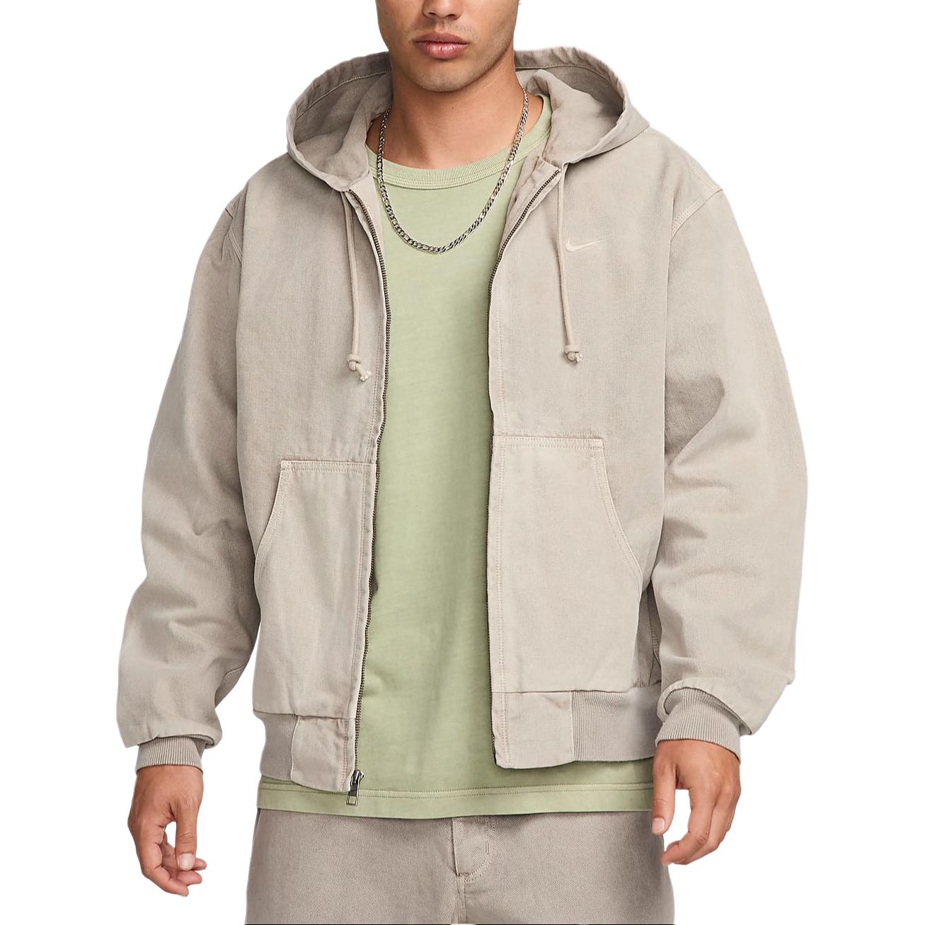 Nike Куртка мужская светло-железно-рудная серая, Light Iron Ore Gray/Light Iron Ore Gray — фото 4