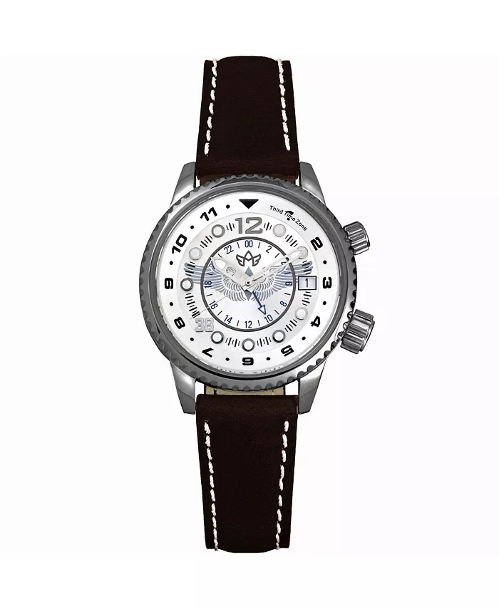 

Женские часы Abingdon WASP Tribute Tri-Time, 33 мм, цвет gunmetal Abingdon Co.