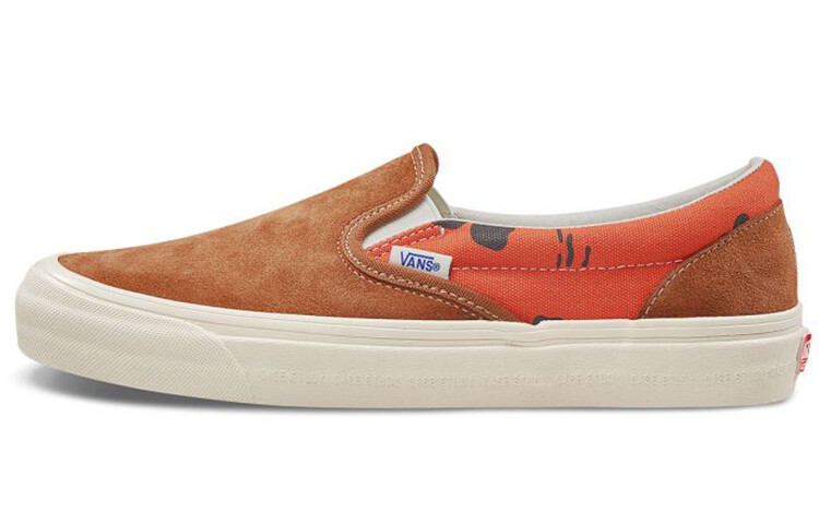 

Кроссовки Vans Slip-On Modernica Orange Hawaiian Print