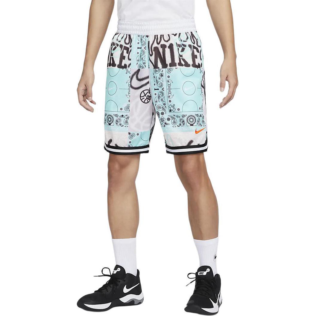 Nike SS23 Resistant High Basketball Series SS24 DNA 'CHBL' Мужские баскетбольные шорты Розовые Голубые — фото 4