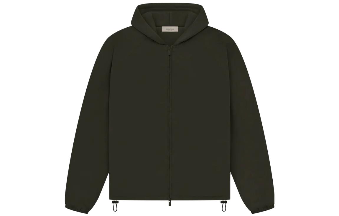 Фуллзип Куртка Fear Of God Essentials, Светло-черный — фото 2