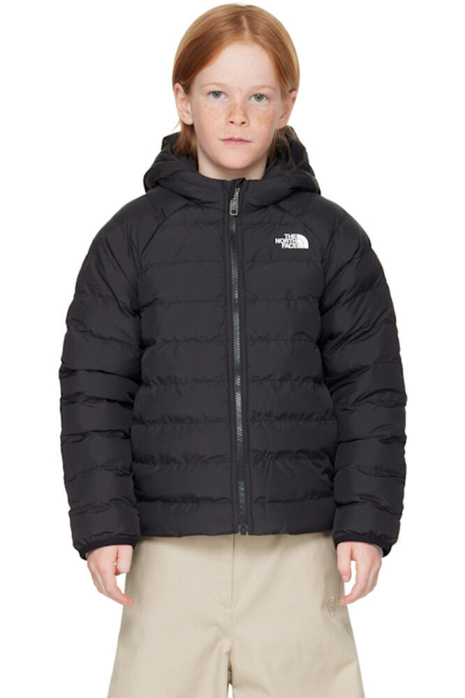 

Детская черная двусторонняя куртка Perrito с капюшоном The North Face Kids