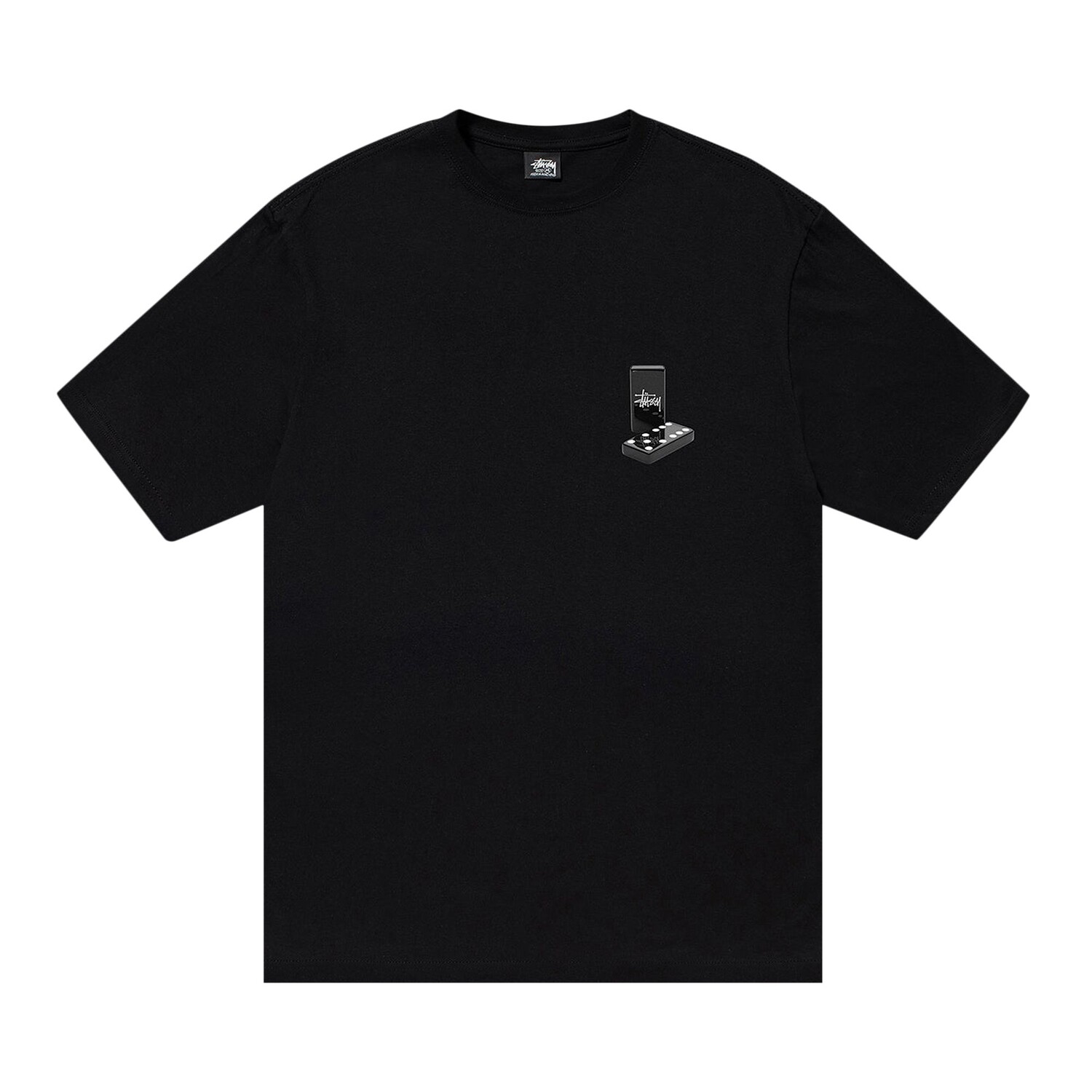 

Футболка Stussy Dominoes, черная, Черный, Футболка Stussy Dominoes, черная