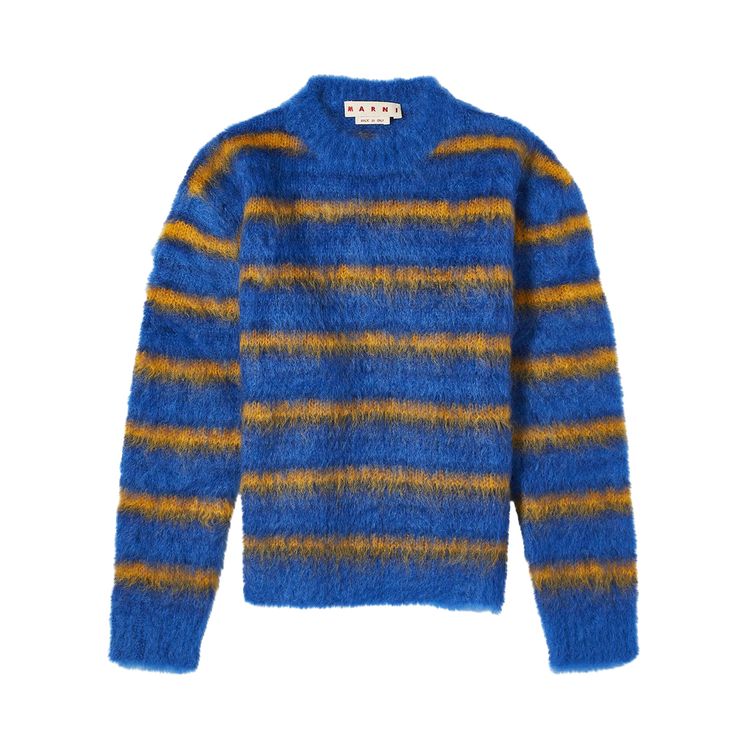 

Свитер Marni Fuzzy Striped Sweater 'Blue', синий