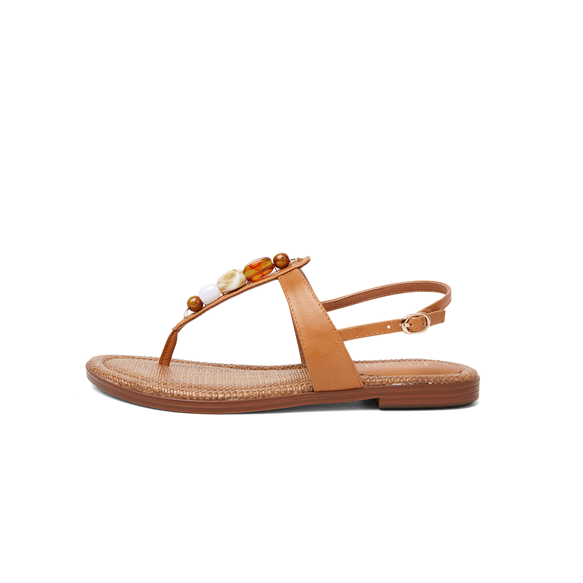 PT'SON Женские сандалии на одной застежке - винтажный коричневый, цвет Vintage Brown