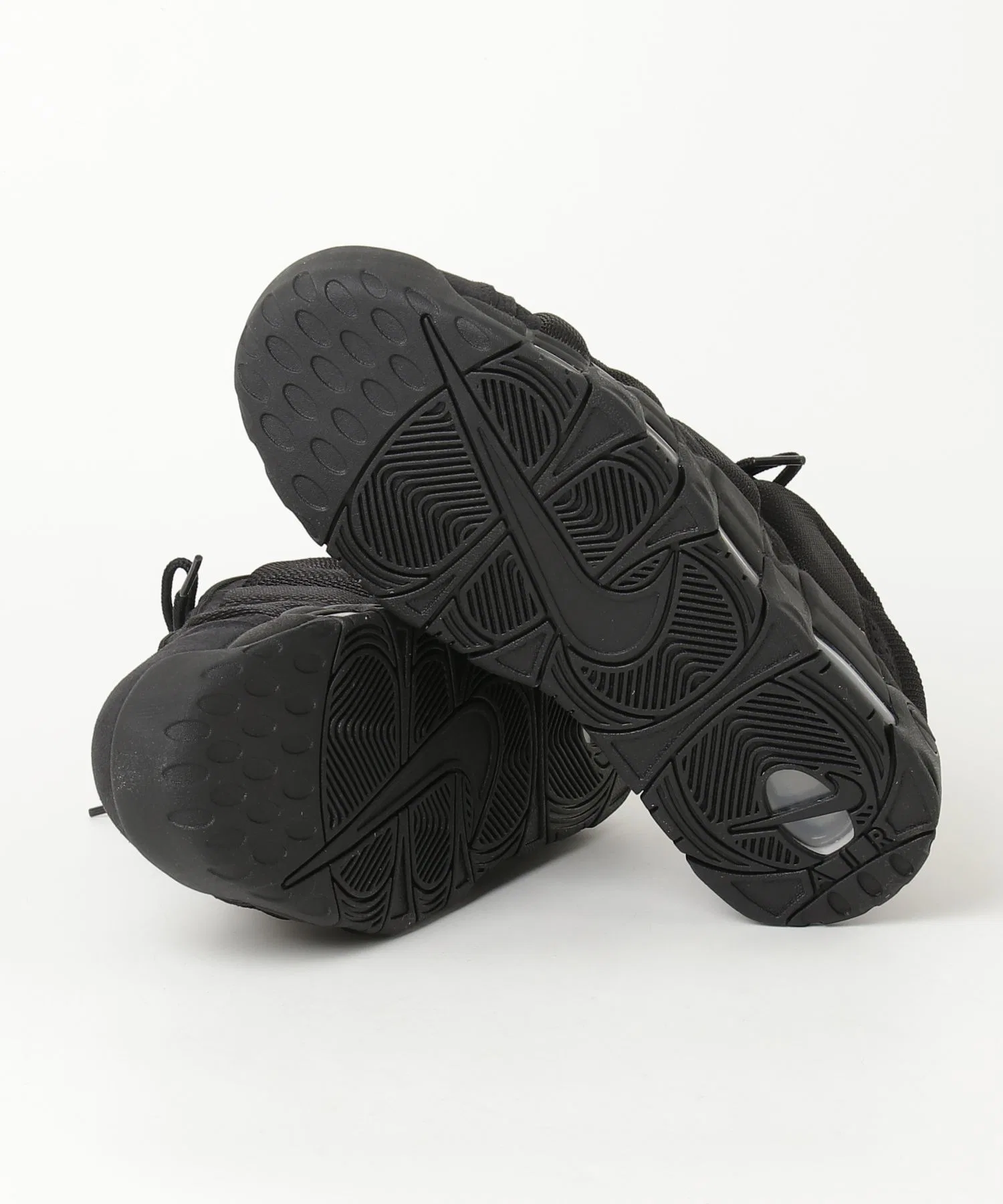Мужские кроссовки Nike AIR MORE UPTEMPO LOW чёрные — фото 3