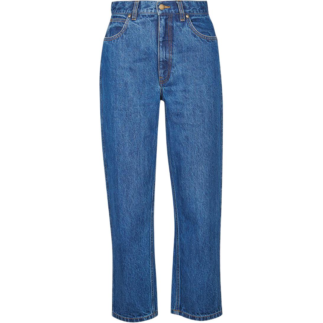 

Barbour Женские джинсы, синие, средней ширины, зауженные книзу