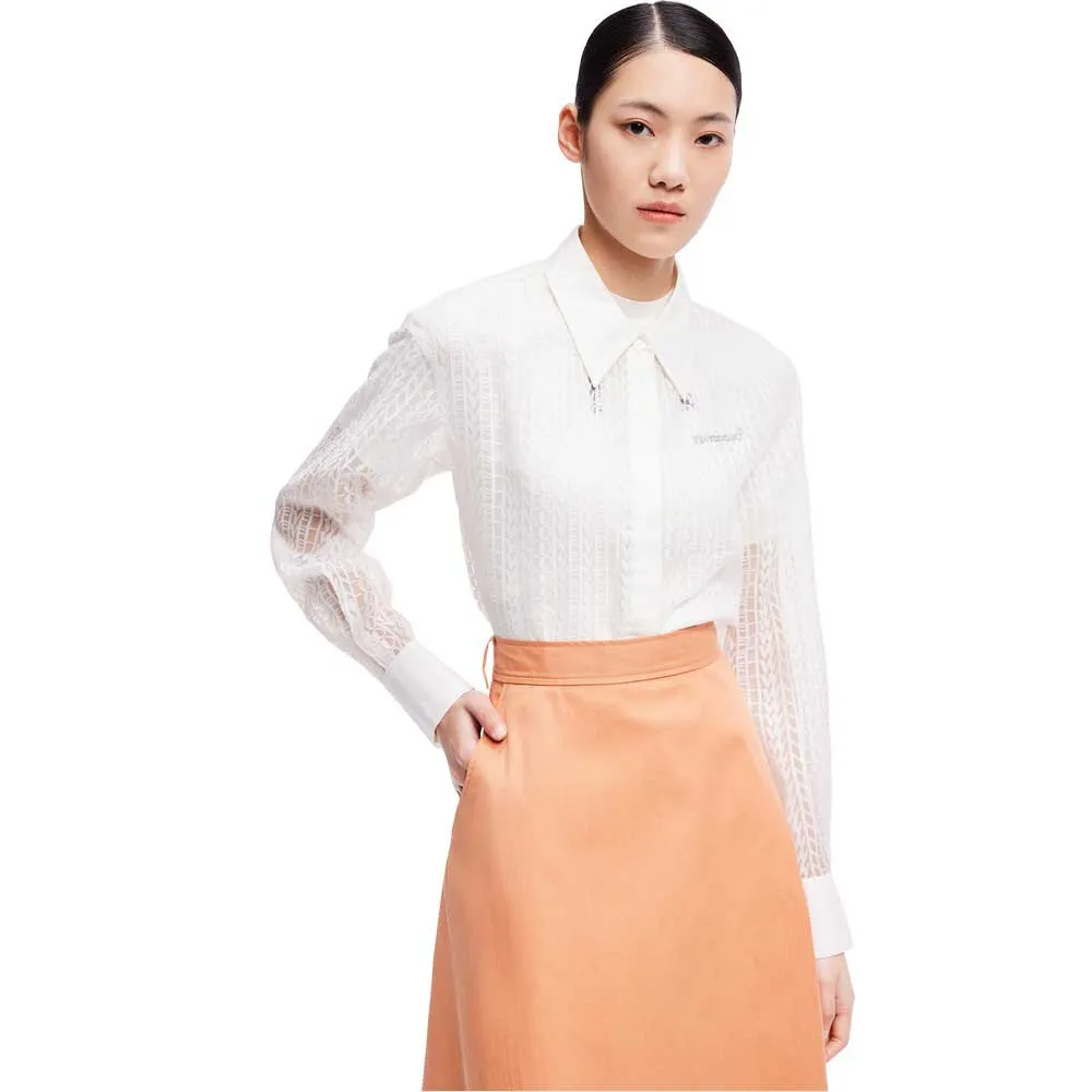 

Рубашка с длинным рукавом Lily Niche Cut-Out, белый