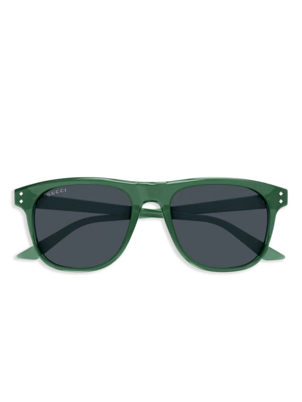 

Круглые солнцезащитные очки Gucci Eyewear, зеленый
