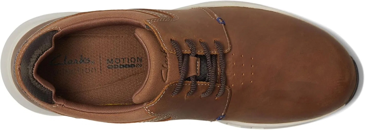 Мужские кроссовки Clarks 26179455 Oxford, Dark Tan Leather — фото 2