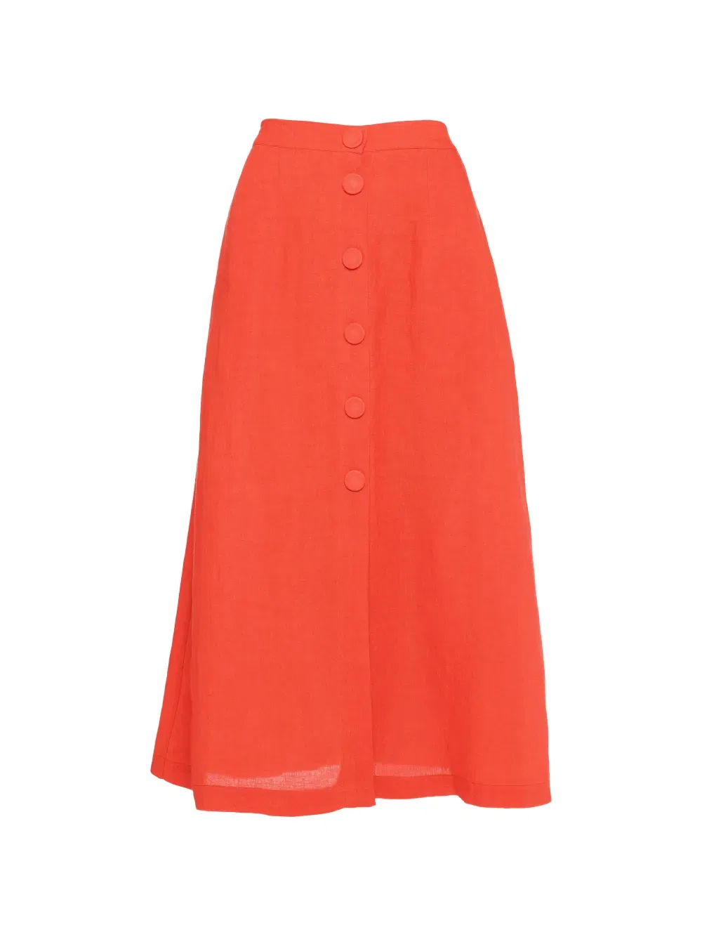 Юбка миди на пуговицах Eres, оранжевый