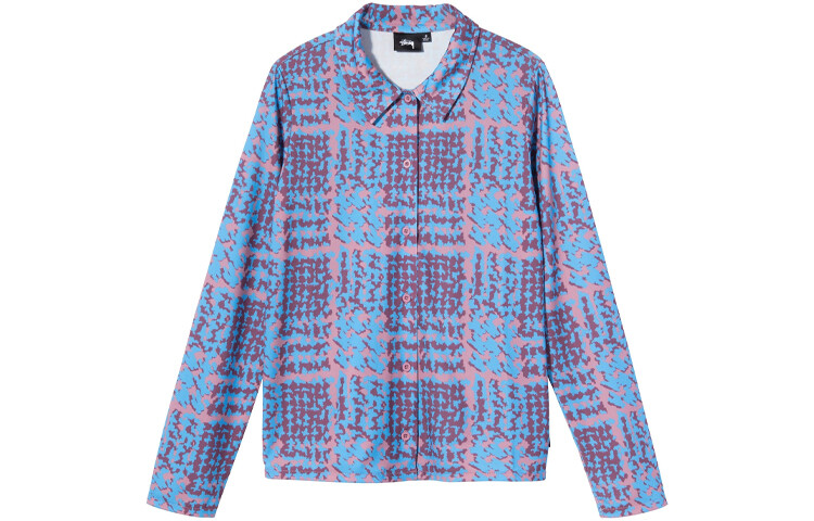 

Рубашка унисекс Stussy, цвет Blue