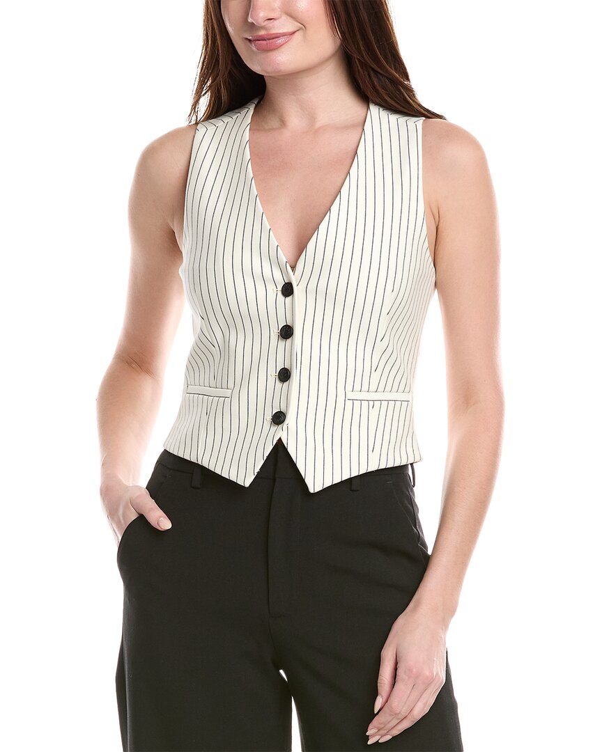 

Rag & bone Priya Жилет Ponte, белый