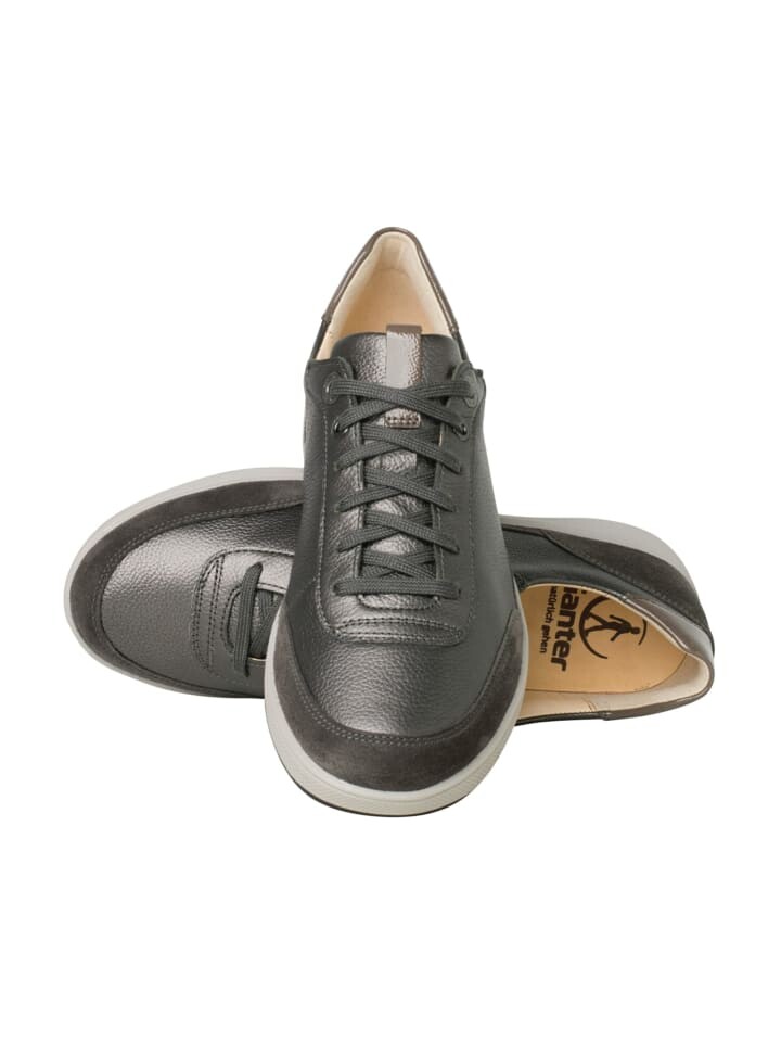 Элегантные туфли на шнуровке Ganter Komfort Schnürschuhe, серебряный — фото 3