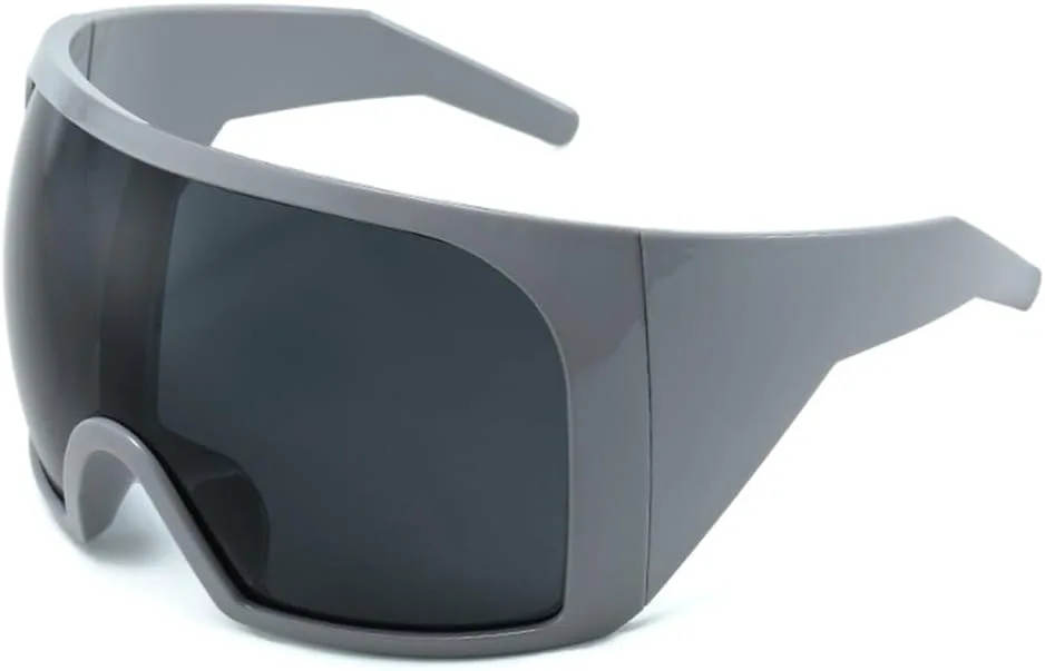 

Панковские солнцезащитные очки большого размера для женщин и мужчин, солнцезащитные очки для активного отдыха и спорта с защитой от УФ-излучения UV400 generic, 7