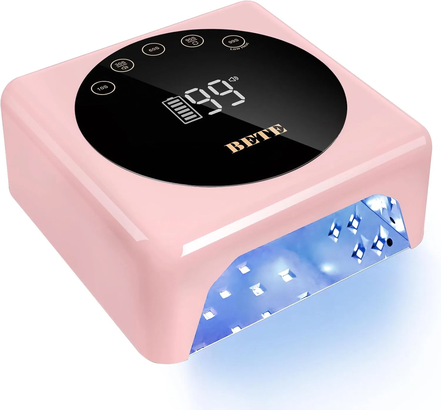 Беспроводная LED/UV-лампа BETE 78 Вт для сушки ногтей с ИК-сенсором Bete