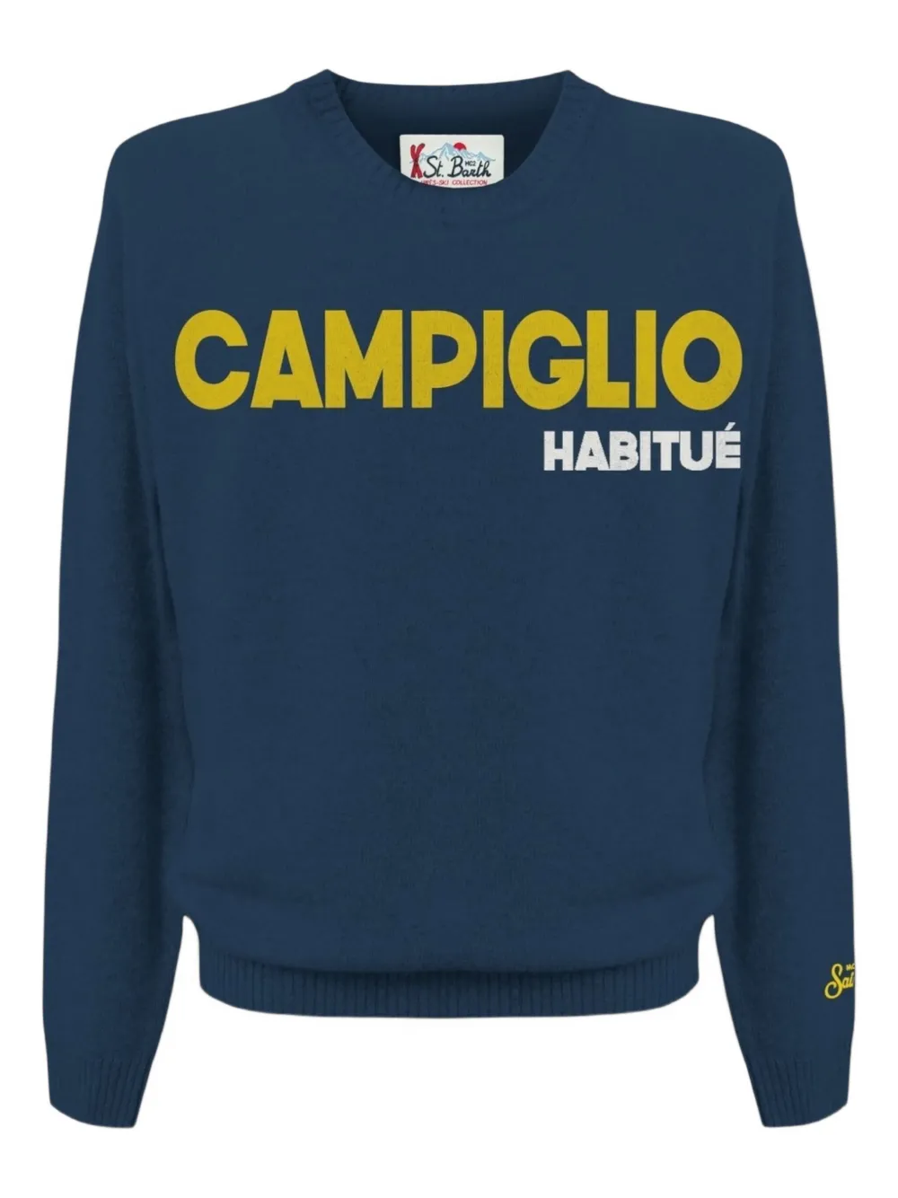 

Свитшот с надписью "Heron" Mc2 Saint Barth, синий