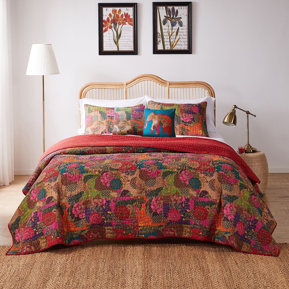 

Набор одеял с драгоценными камнями Greenland Home Fashions, красный
