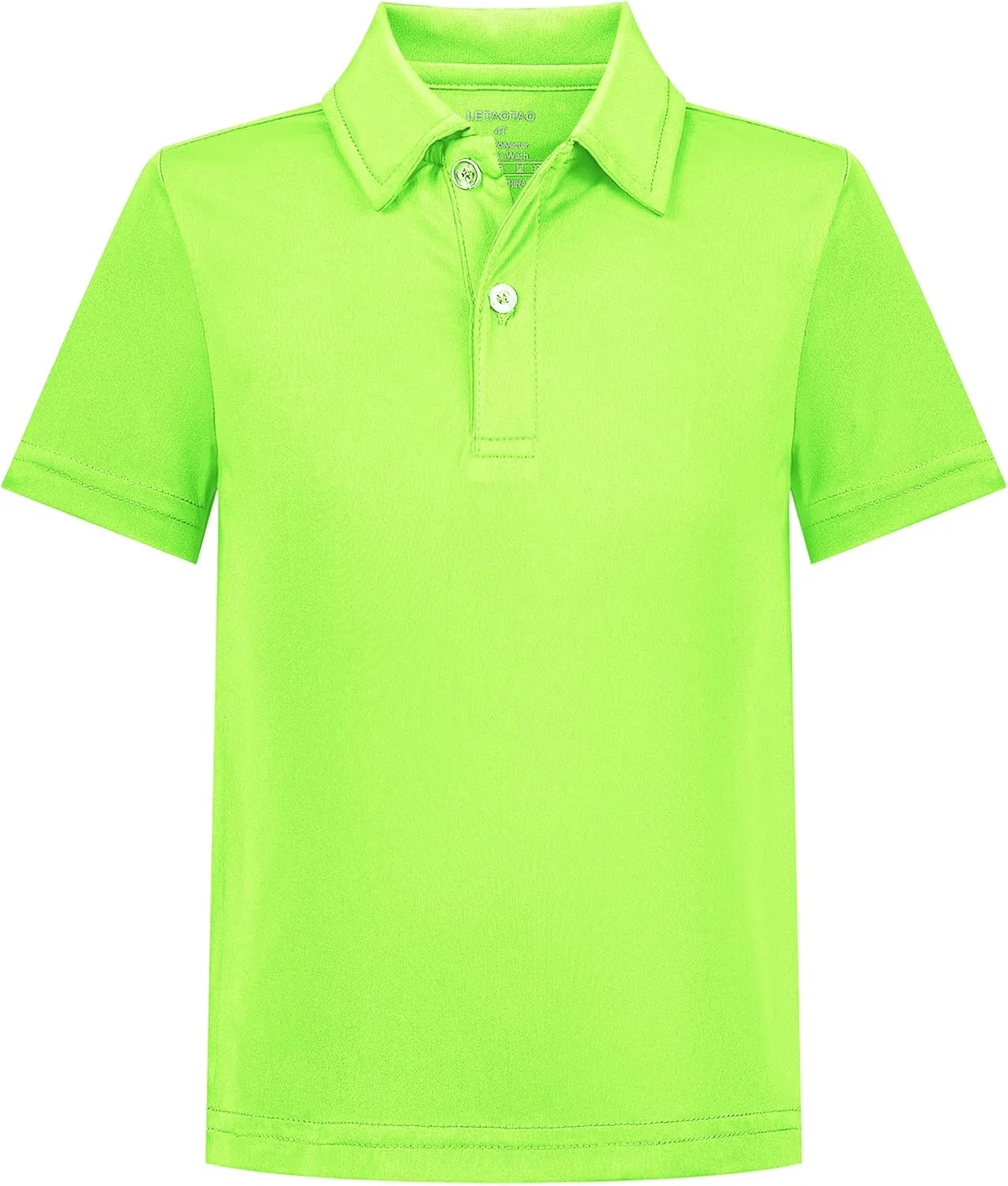 Детское поло, неон, LETAOTAO, Lime Green