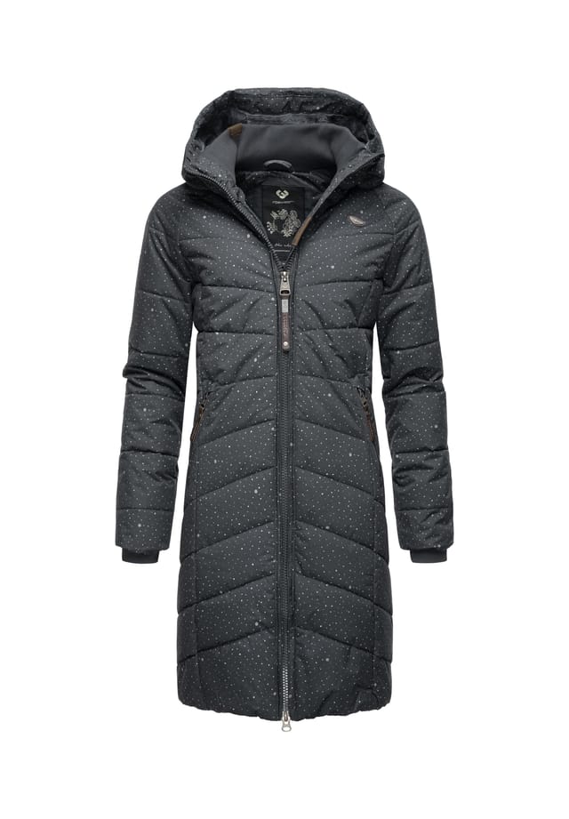 

Стеганое пальто диззи пальто принт Ragwear, серый