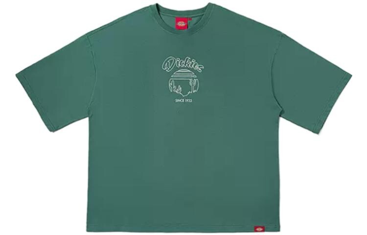 

Футболка унисекс зеленая Dickies, зеленый