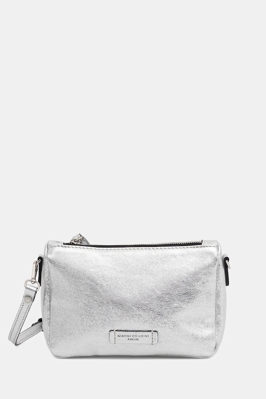 

Кожаная сумка nora pouch Gianni Chiarini, серебряный