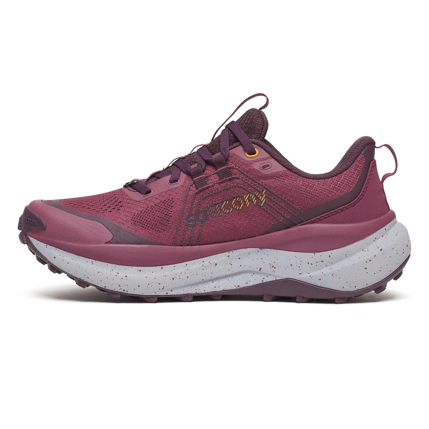 Женские трейловые беговые кроссовки Xodus Ultra 4 Saucony, Terra/Wine — фото 2