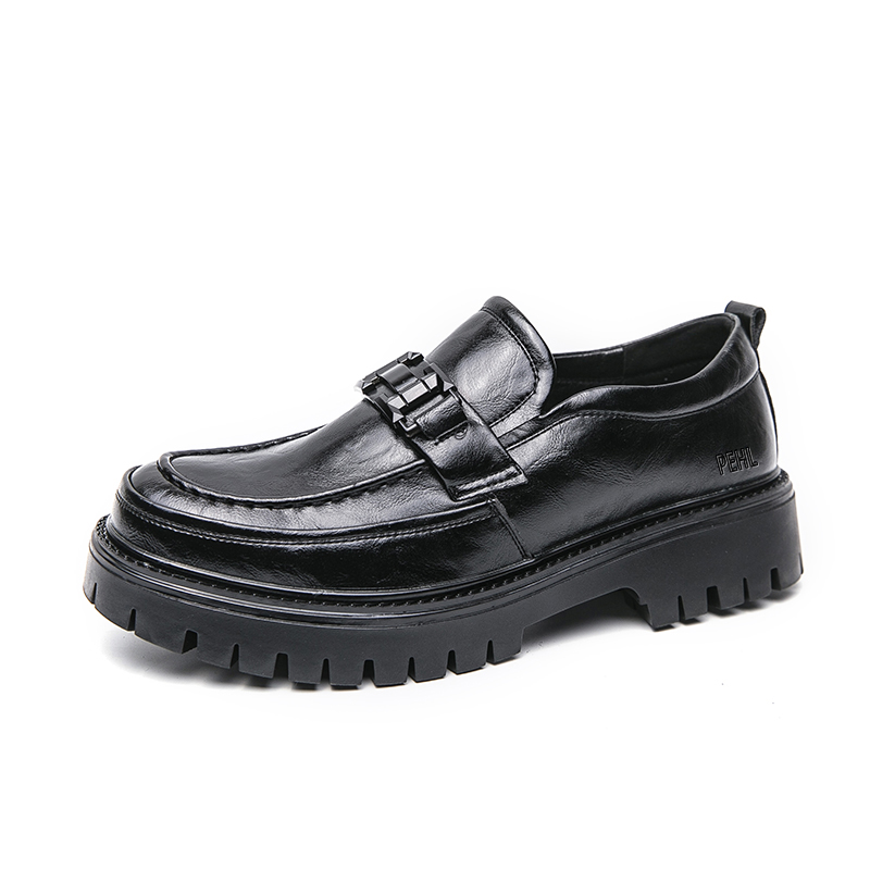

Повседневные кожаные туфли мужские PEHL, Black