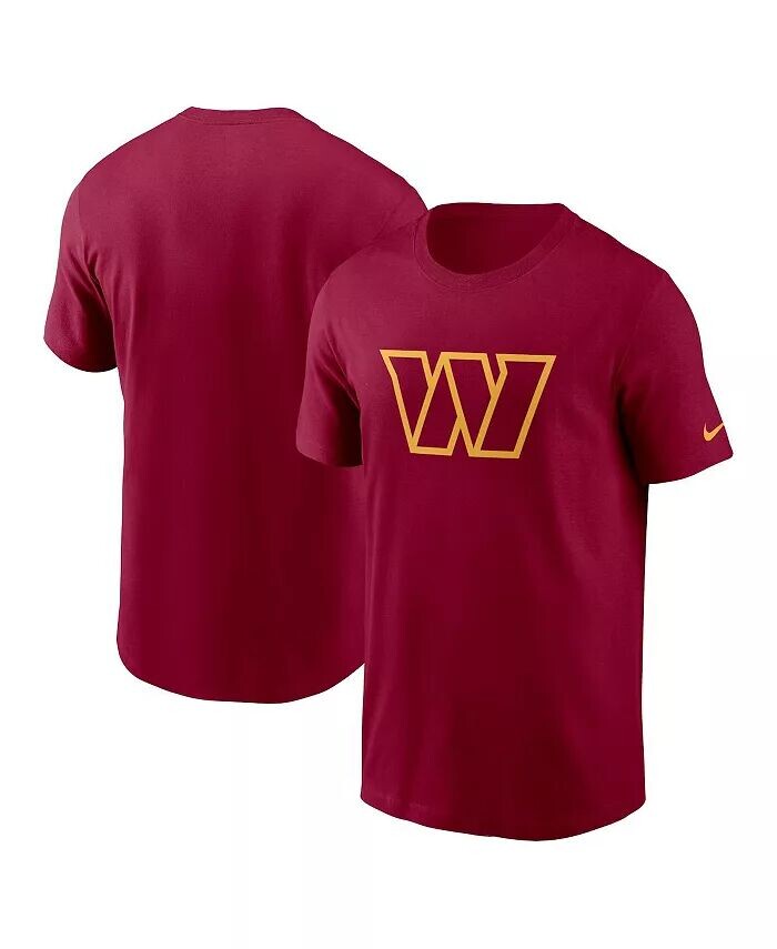 

Мужская бордовая футболка с логотипом Washington Commanders Primary Nike