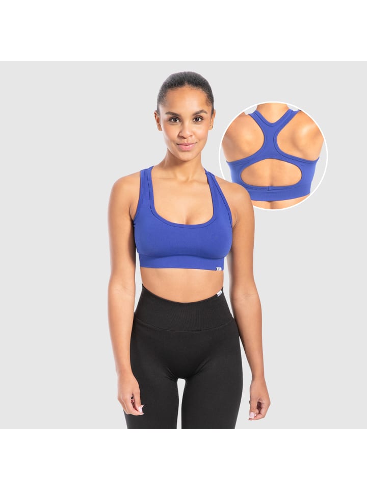 

SMILODOX Спортивный бюстгальтер Louisa королевского синего цвета