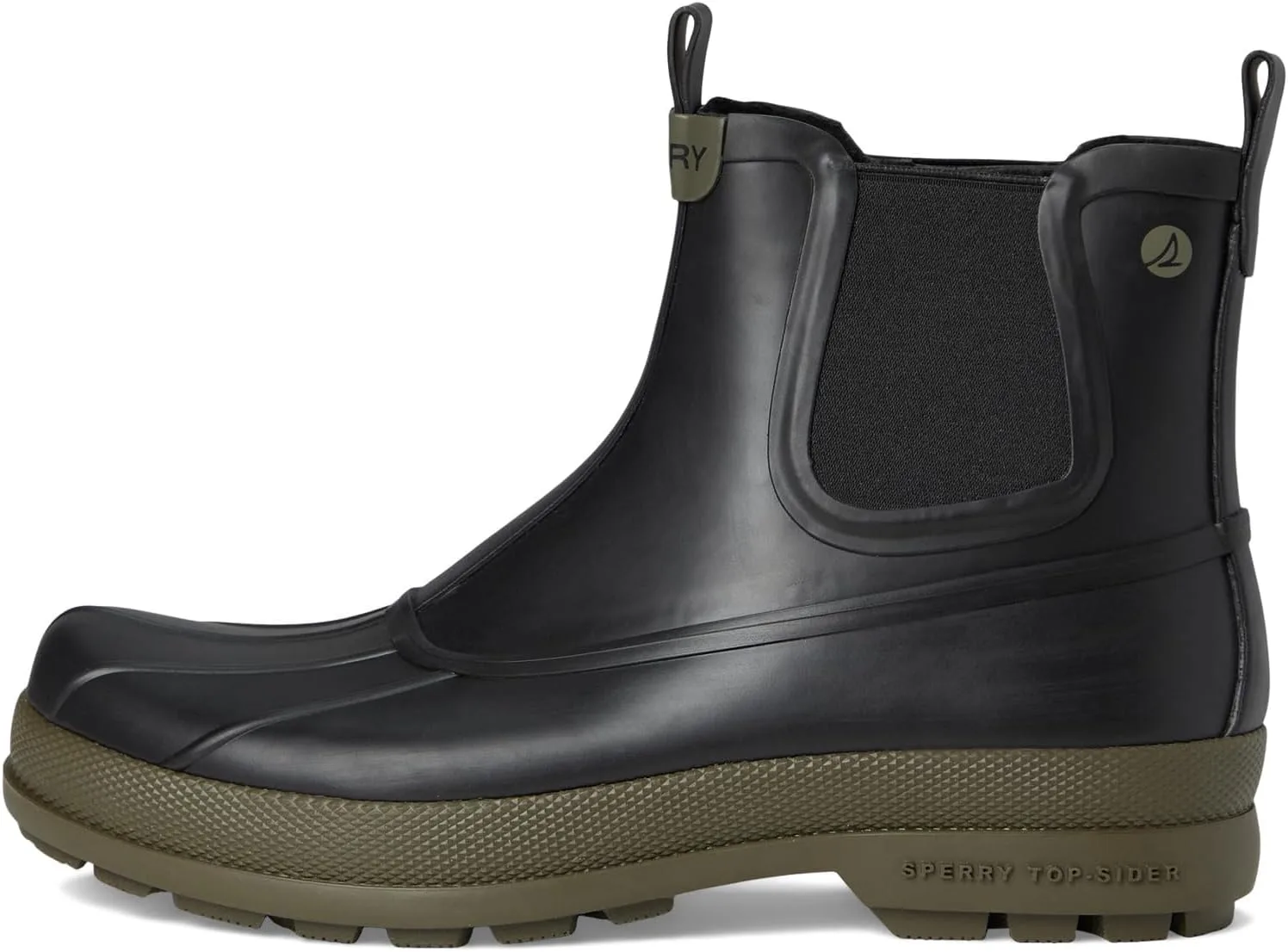 Мужские зимние ботинки Sperry Cold Bay Chelsea, черные с цветными деталями — фото 4