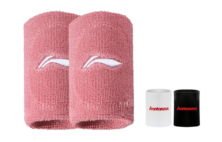 

LINING Теннисные баскетбольные напульсники дышащие термозащитные black/white cotton