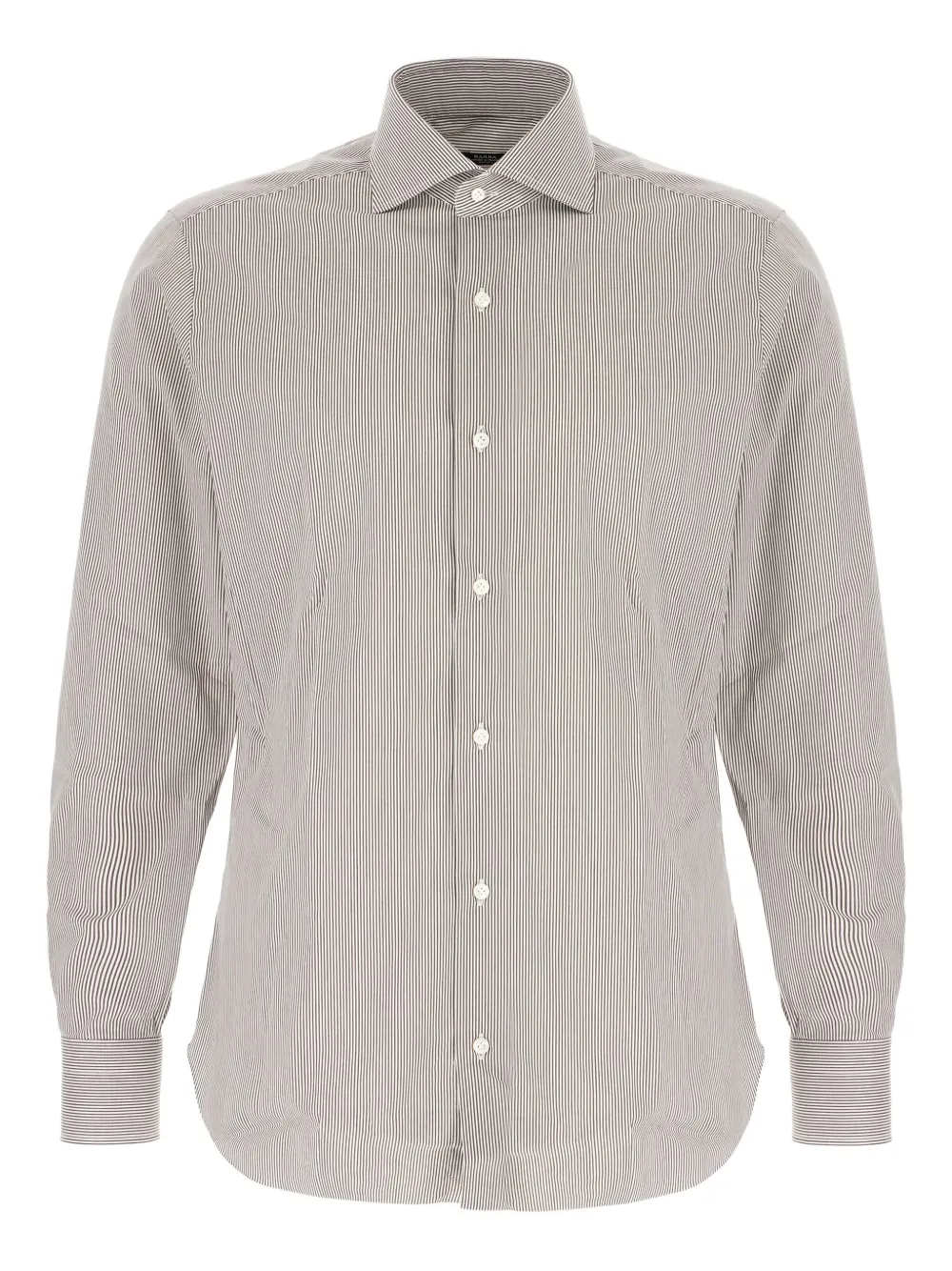 

Рубашка в полоску Barba, коричневый