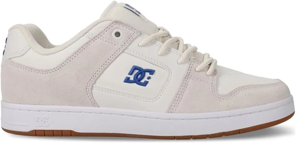 Мужские кожаные скейтбордистские кроссовки DC Shoes Manteca 4 S, Off White — фото 2