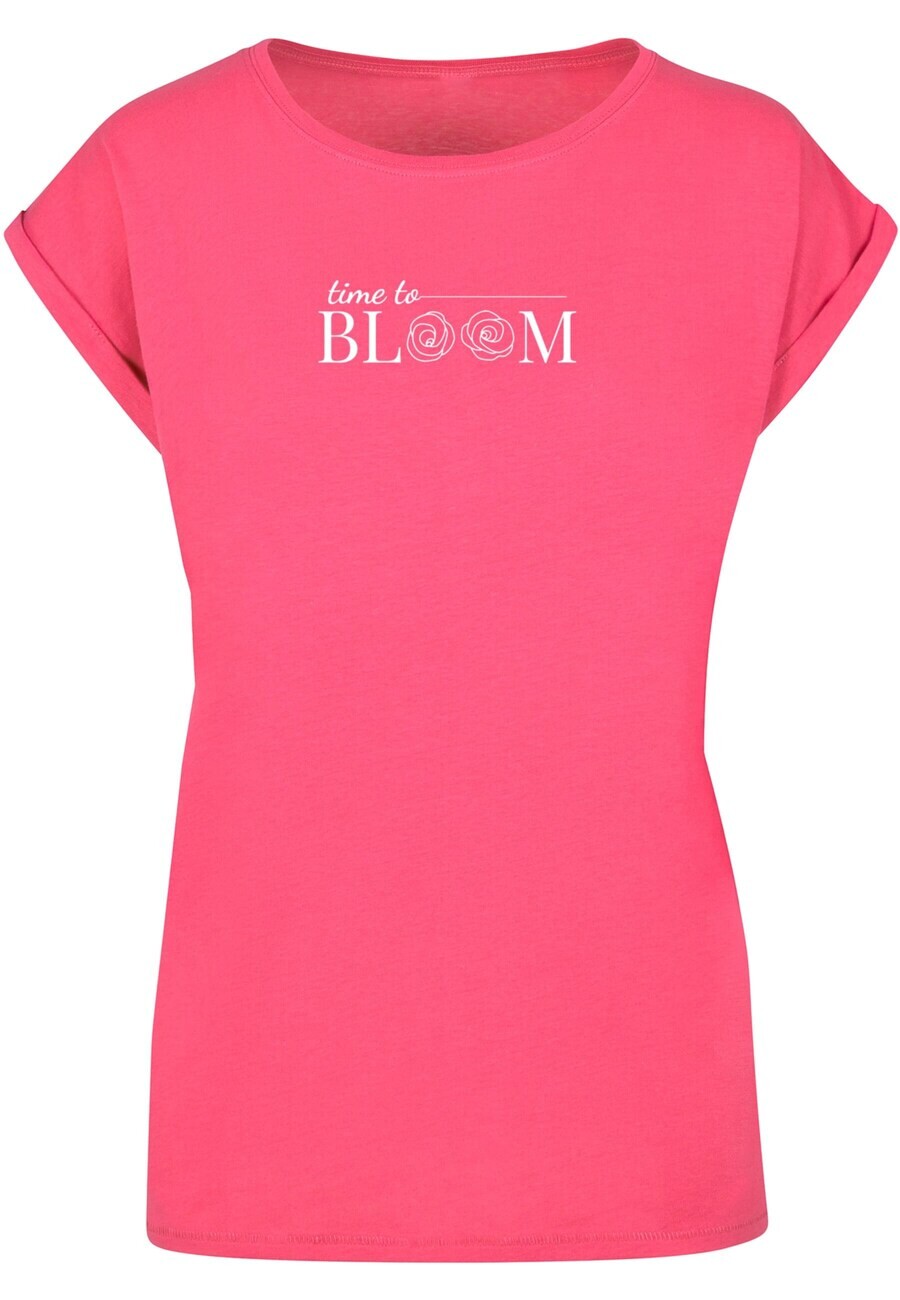 

Футболка Merchcode TIME TO BLOOM, розовый