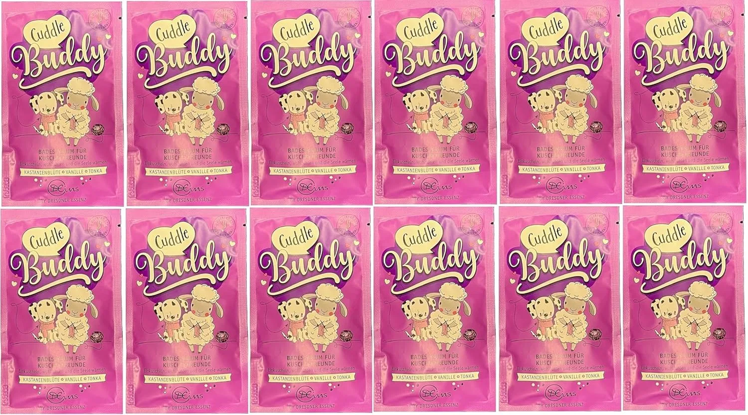 Пена для ванны «Cuddle Buddy» от Dresdner Essenz, 12 x 60 г Dresdner Essenz