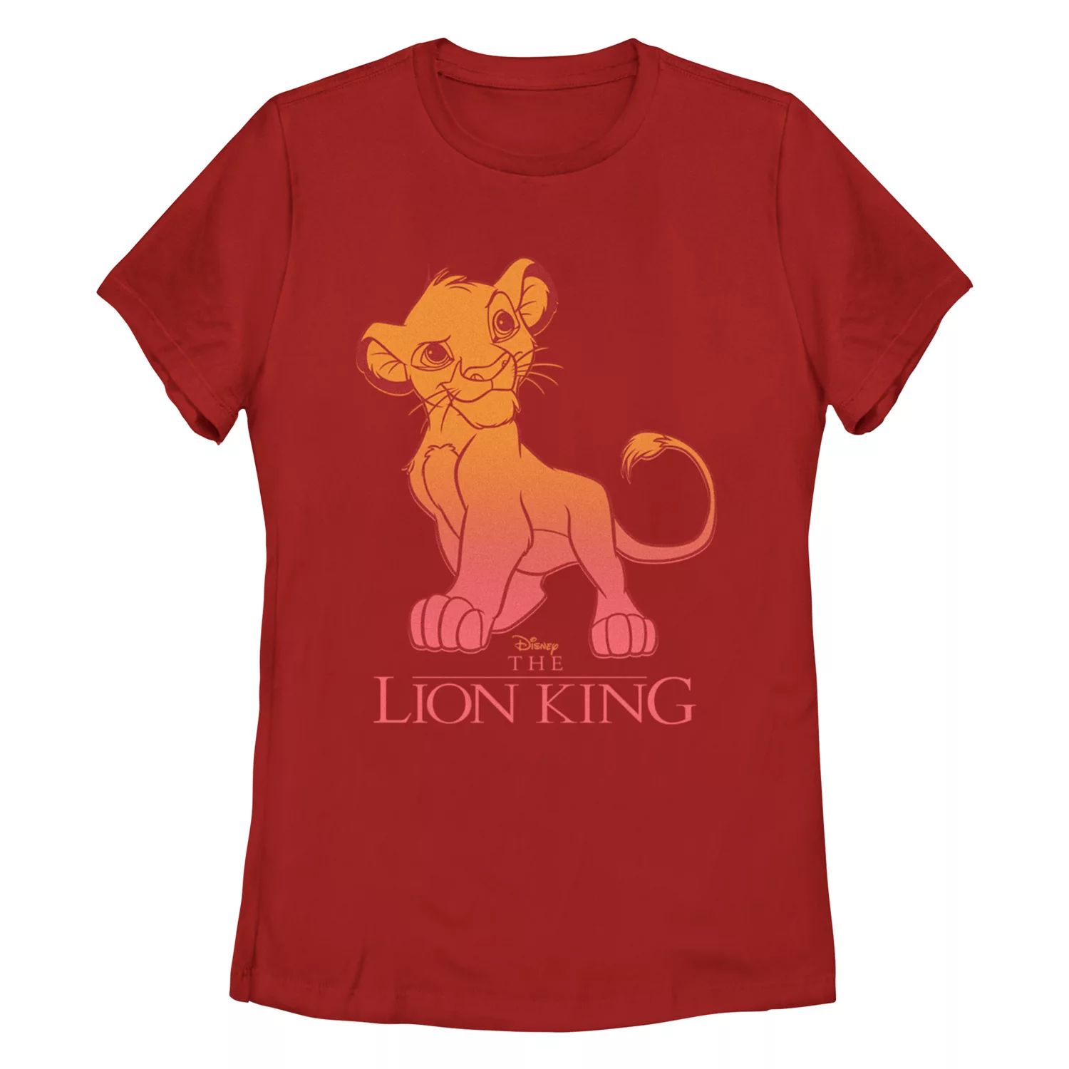 

Детская футболка Disney The Lion King Simba Color Fade Missy Crew Licensed Character