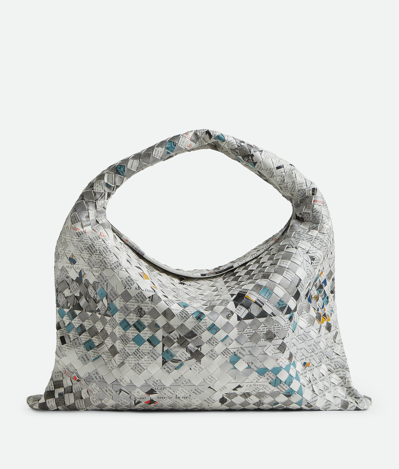 

Сумка через плечо Bottega Veneta, светло-серый/черный