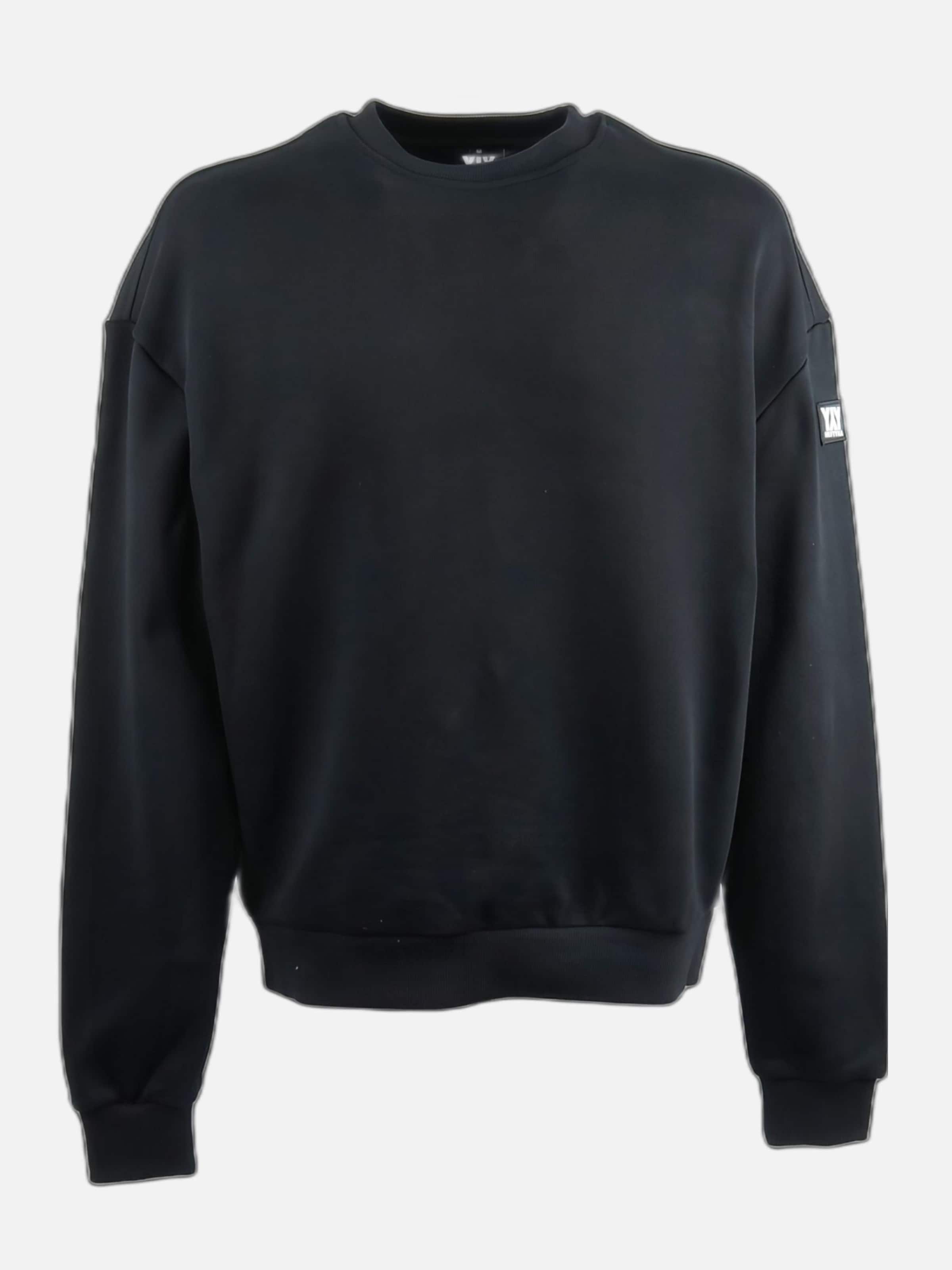 

HEFTYKA Свитшот 'CREW NECK' в черном цвете, Черный, HEFTYKA Свитшот 'CREW NECK' в черном цвете