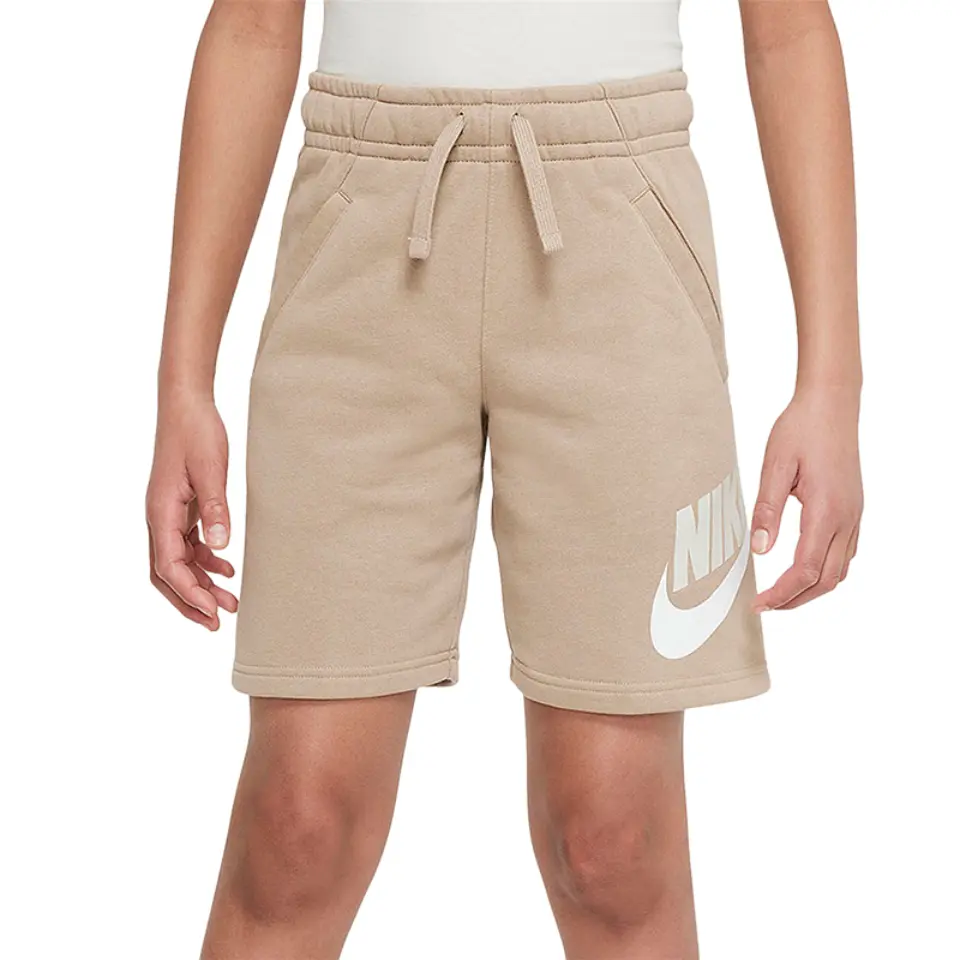 

Короткие шорты для младших школьников Grade School Nike, бежевый