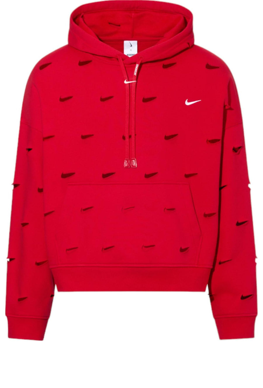 

Худи Nike x Jacquemus Swoosh Hoodie 'Red', красный