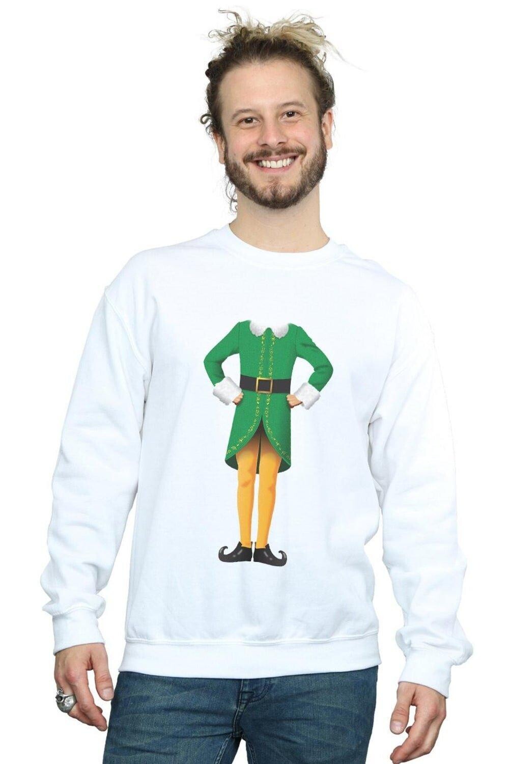 

Толстовка с костюмом приятеля Elf, белый