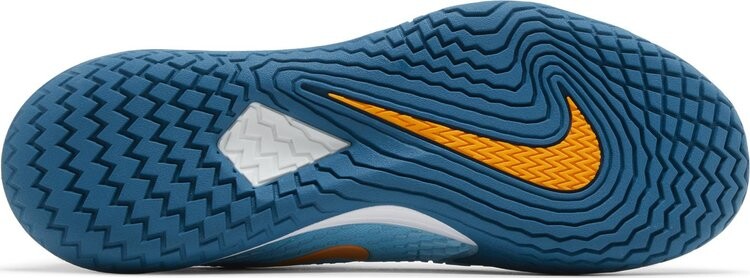 Кроссовки NikeCourt Zoom Vapor Cage 4 Rafa 'Baltic Blue Vivid Orange', синий — фото 4