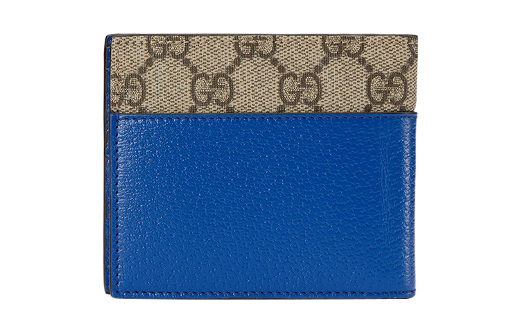 GUCCI Кожаный кошелек Canvas для мужчин Blue/Ebony — фото 3