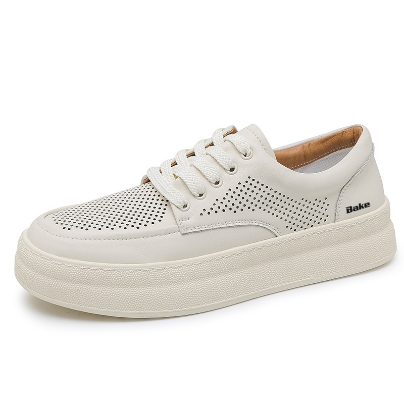 

BAKE Нескользящие, износостойкие, дышащие низкие кроссовки для скейтбординга, бежевые, мужские