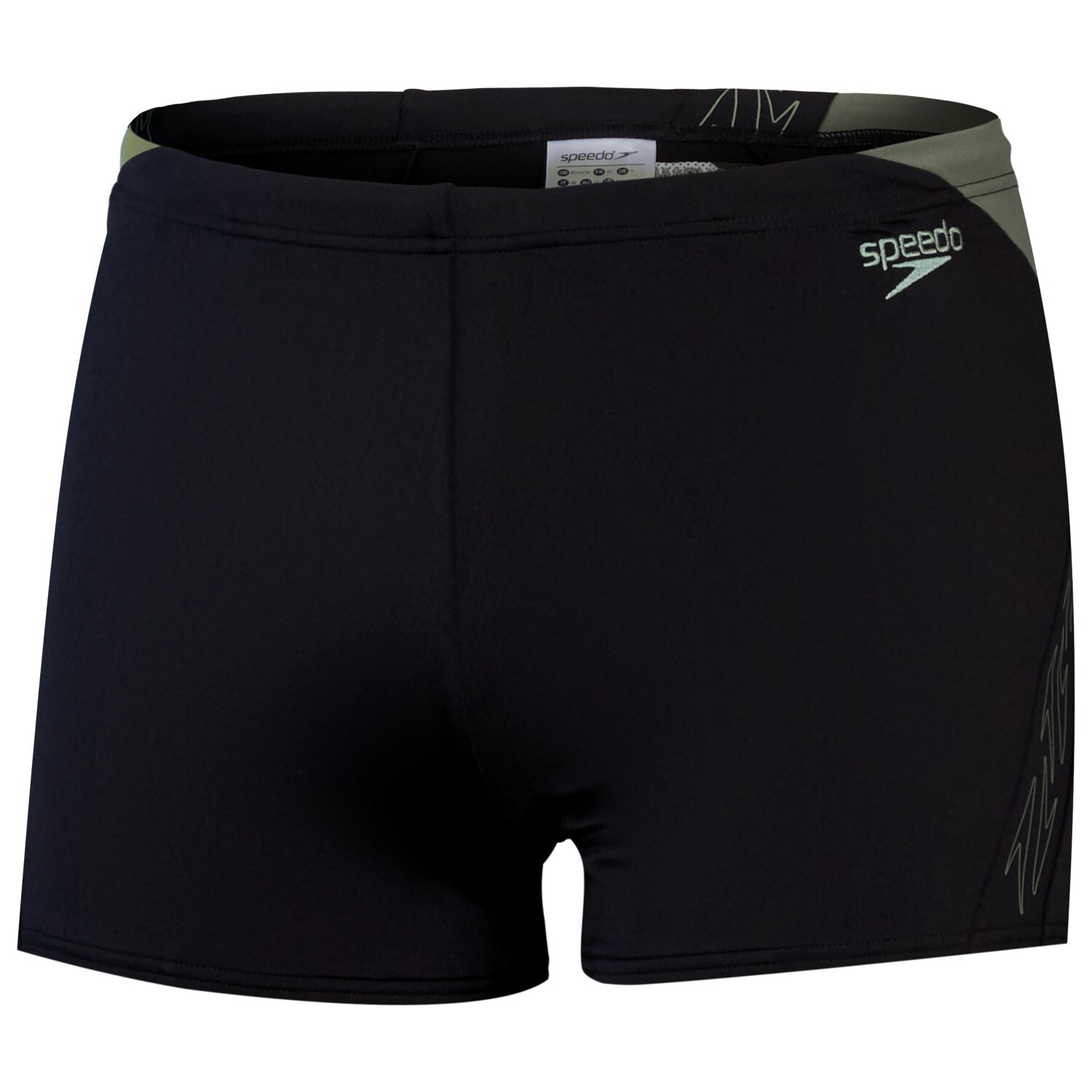 

Плавки Speedo Hyperboom Splice Aquashort, цвет Black/Country Green