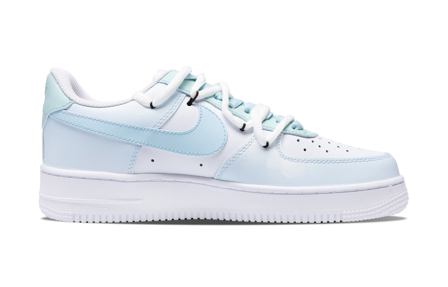 

Кроссовки Nike Air Force 1 Skateboarding Shoes Women's Low-top White/black, синий