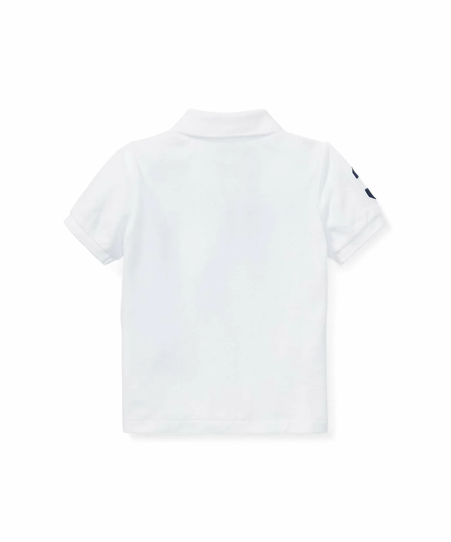 Детская хлопковая сетчатая рубашка-поло Polo Ralph Lauren, 100 White — фото 2
