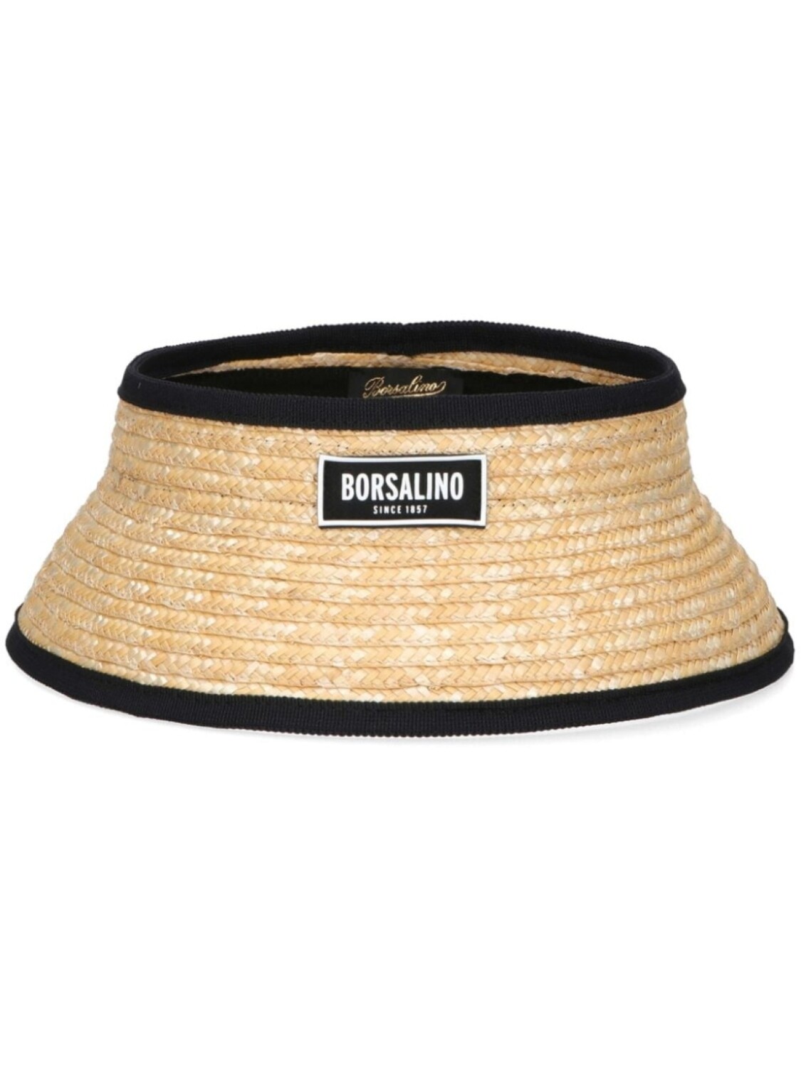 

Borsalino соломенный козырек Virgilio, нейтральный цвет
